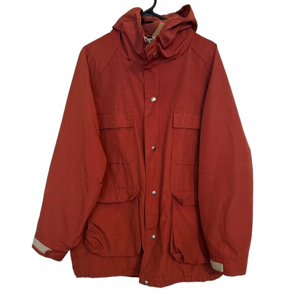 Vintage‎ Woolrich Jacket Mens Large Redwood 1527 Zip Parka Pockets Hooded |g2 - Picture 1 of 12